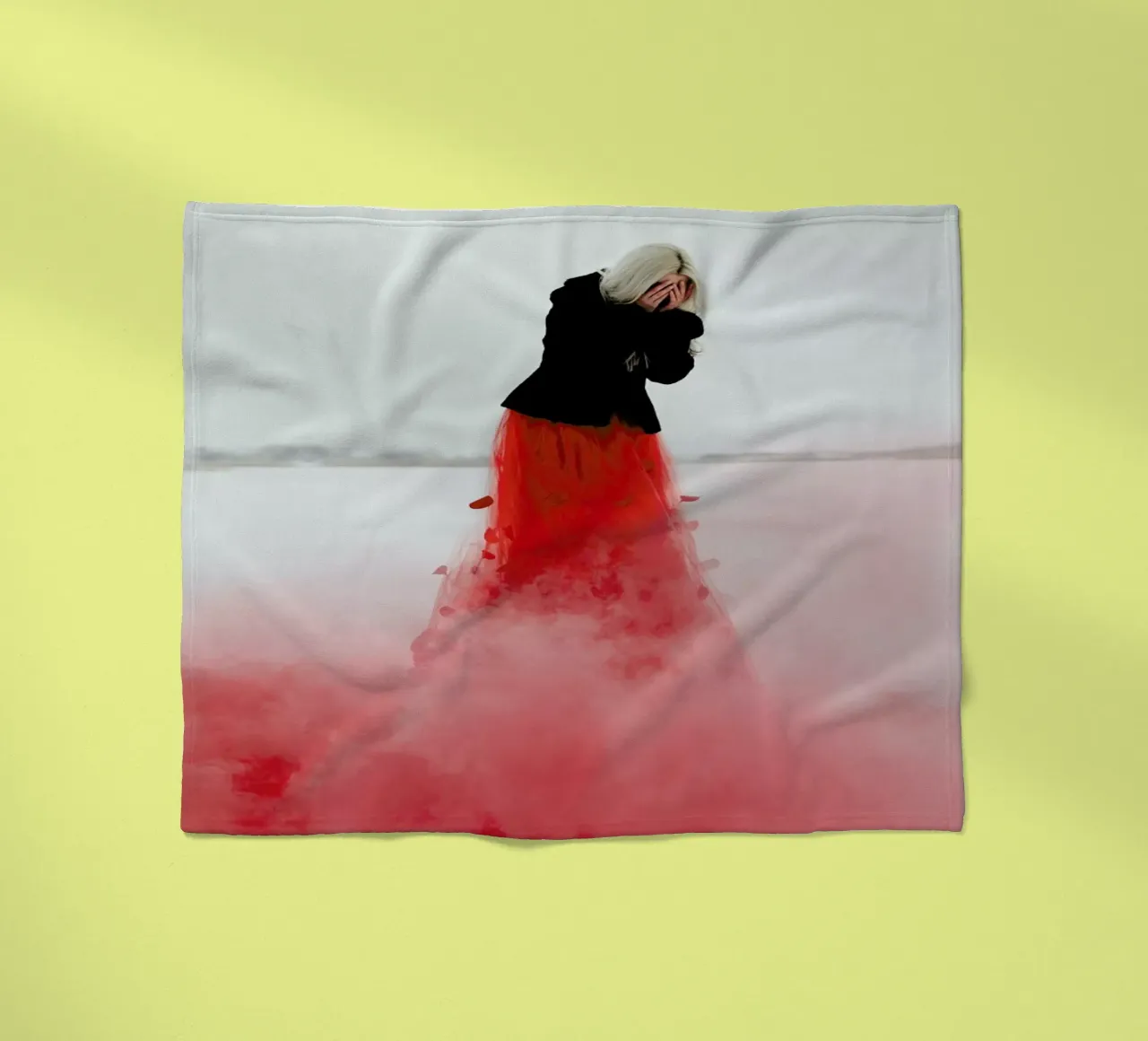 Burning Fleecedecke von Jovana Rikalo