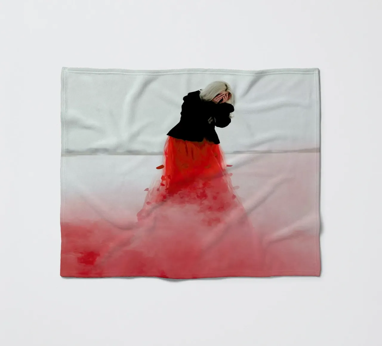 Burning Fleecedecke von Jovana Rikalo