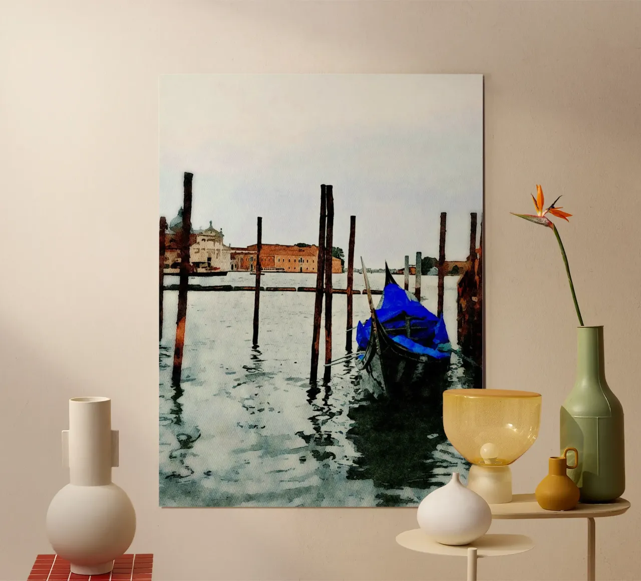 Venezia poster con telaio in plastica da Massimo Frascogna