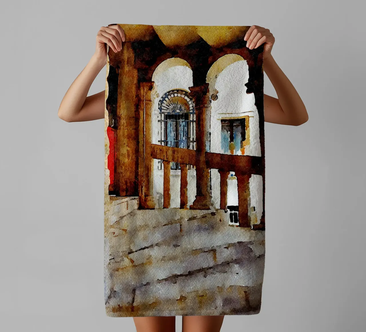 Venice towel by Massimo Frascogna
