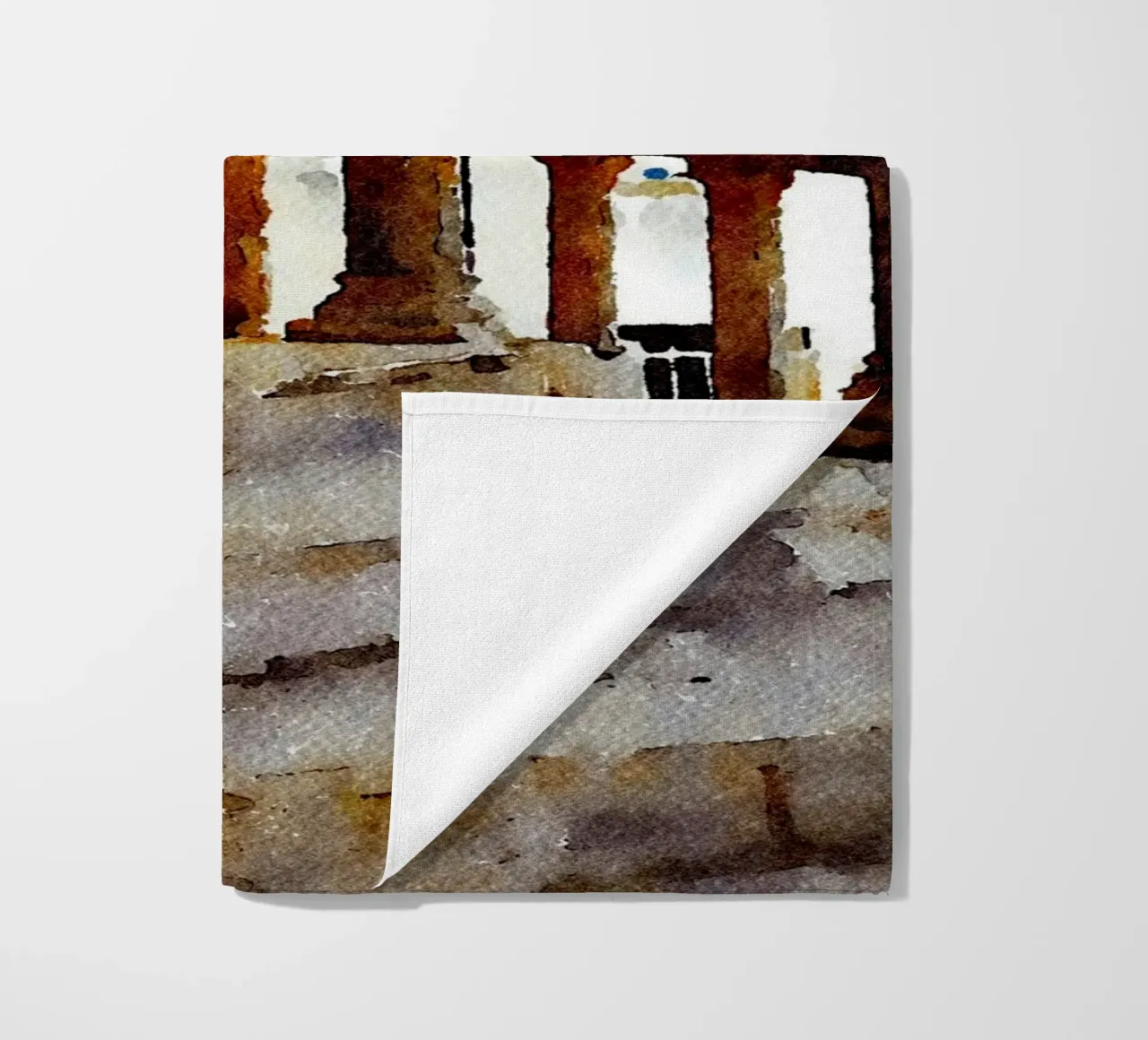 Venice beach towel by Massimo Frascogna