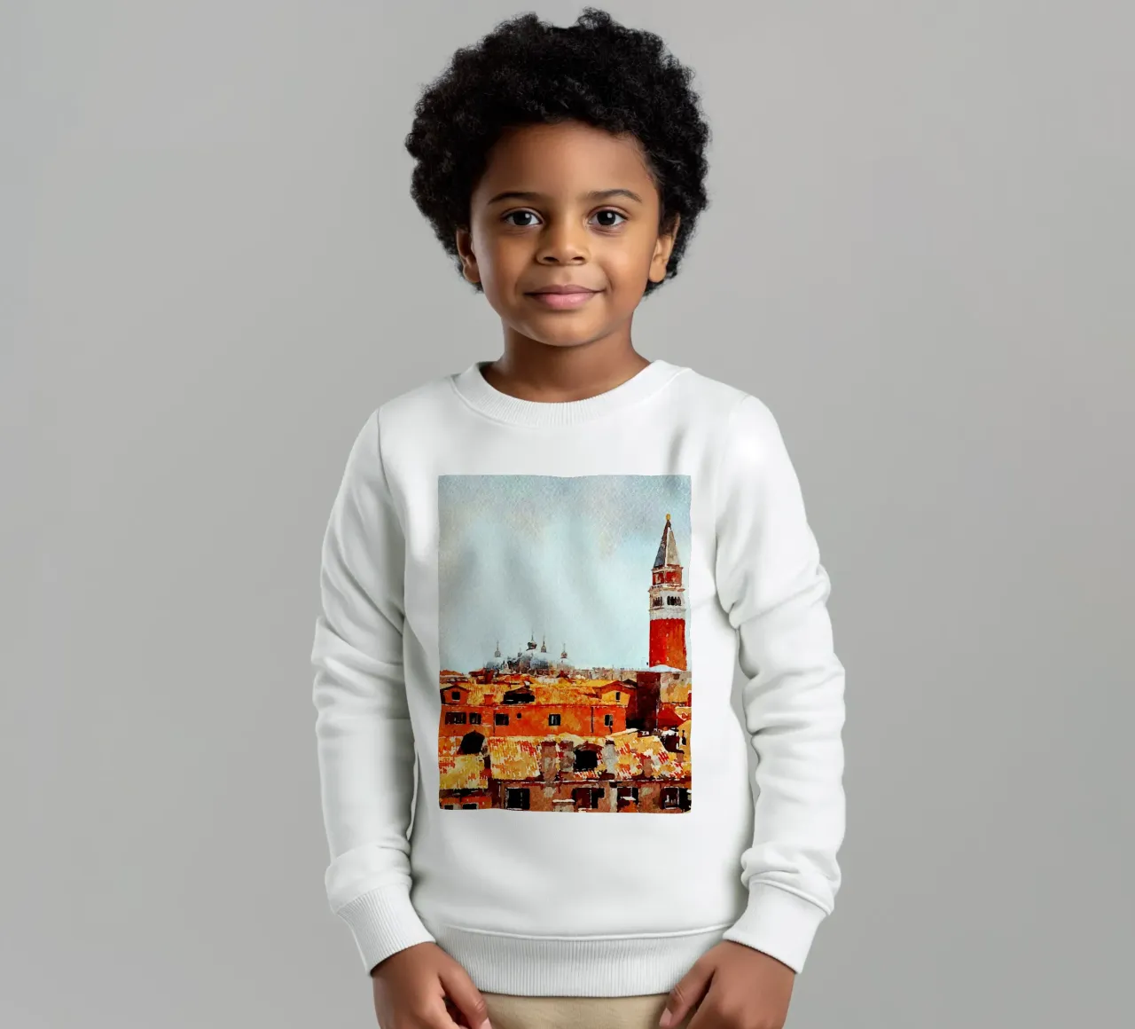 Venice kids sweatshirt by Massimo Frascogna