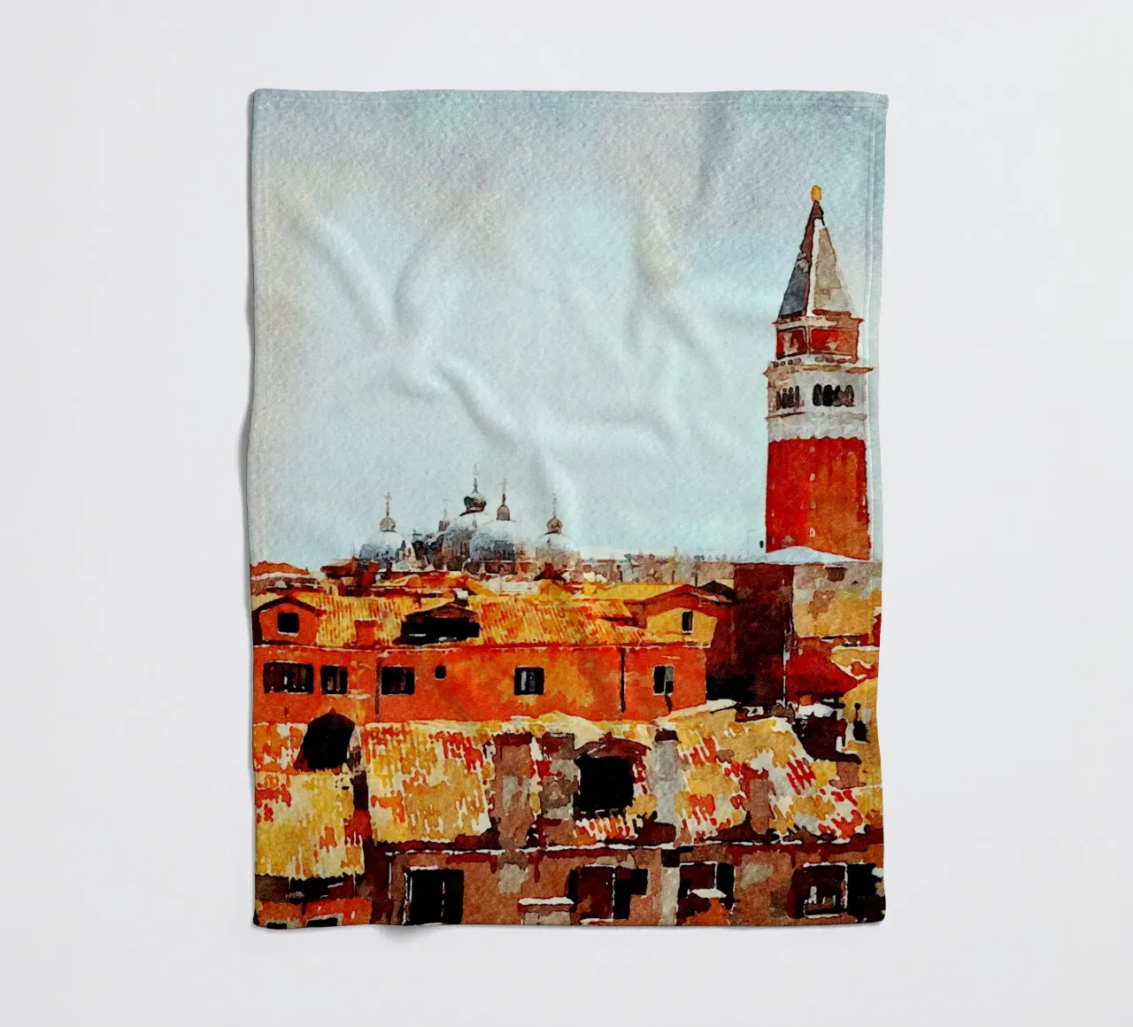 Venice fleece blanket by Massimo Frascogna