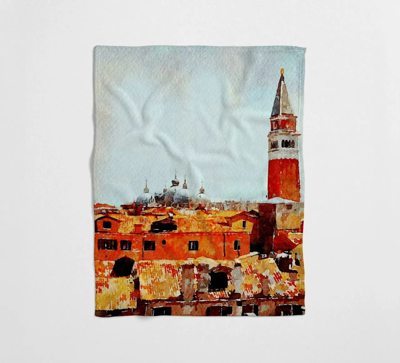 Venice fleece blanket by Massimo Frascogna