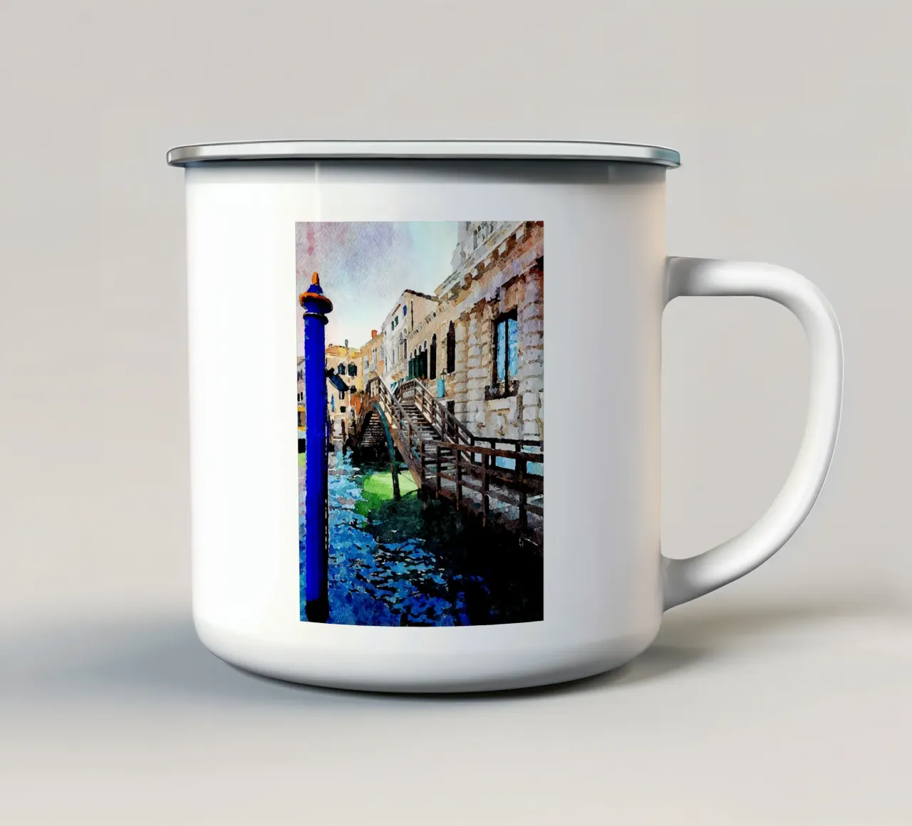 Venezia tazza in smalto da Massimo Frascogna