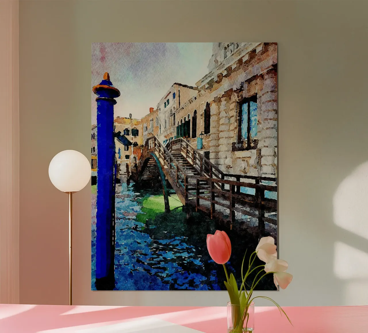 Venezia poster con telaio in plastica da Massimo Frascogna