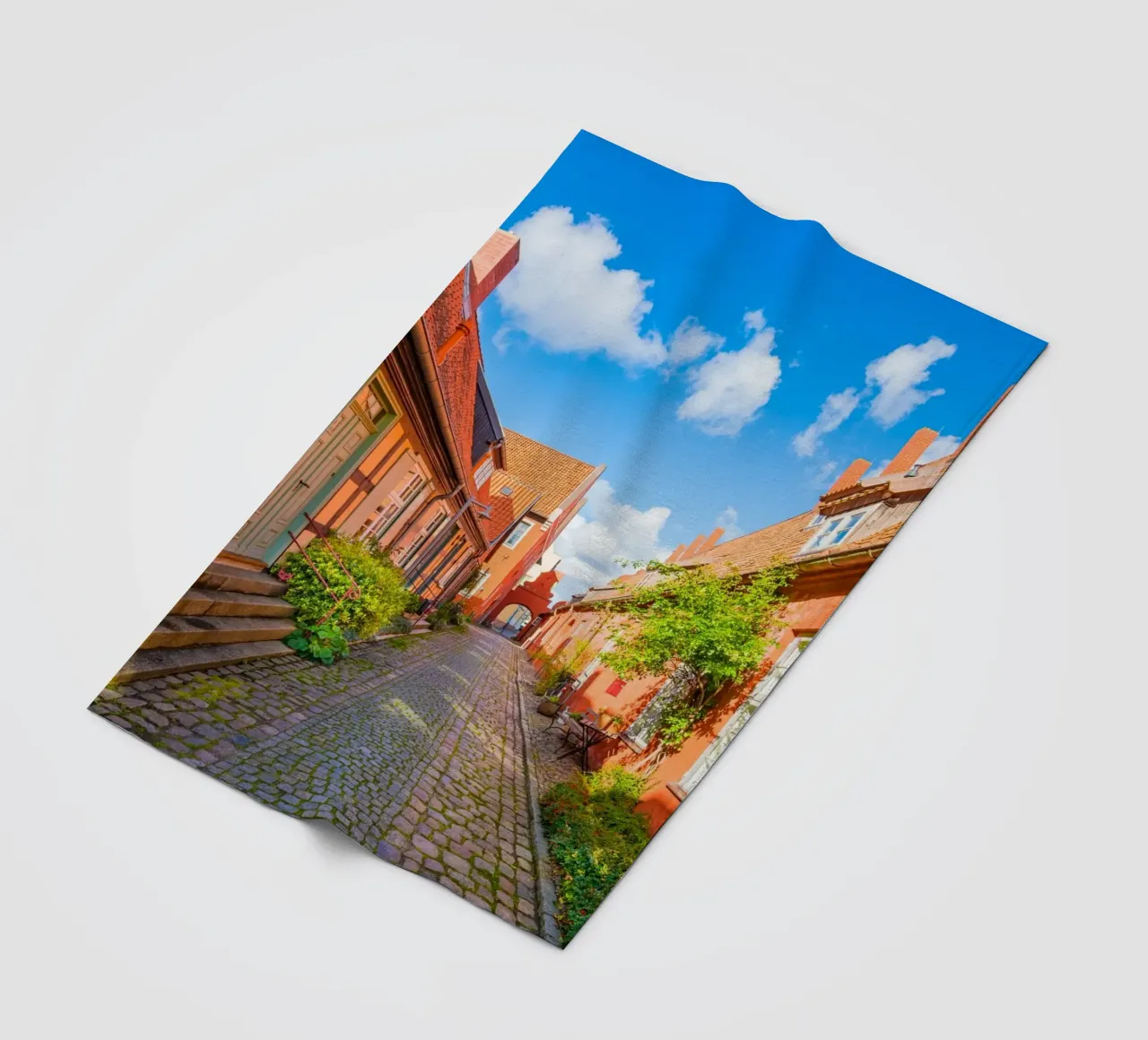 STRALSUND 03 fleece blanket by Tom Uhlenberg