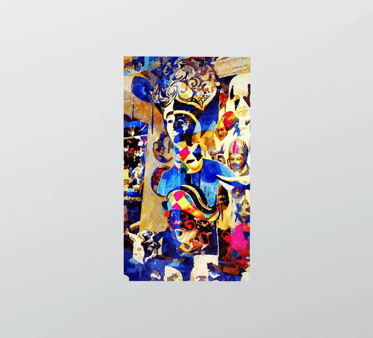 Masks sticker by Massimo Frascogna