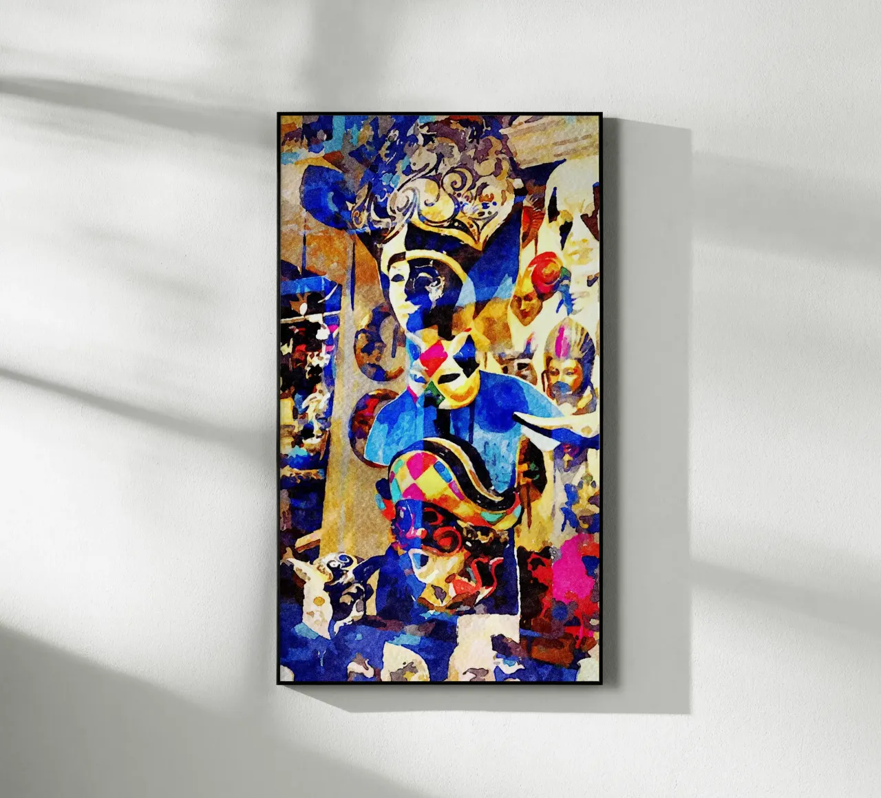 Masks acrylic glass by Massimo Frascogna