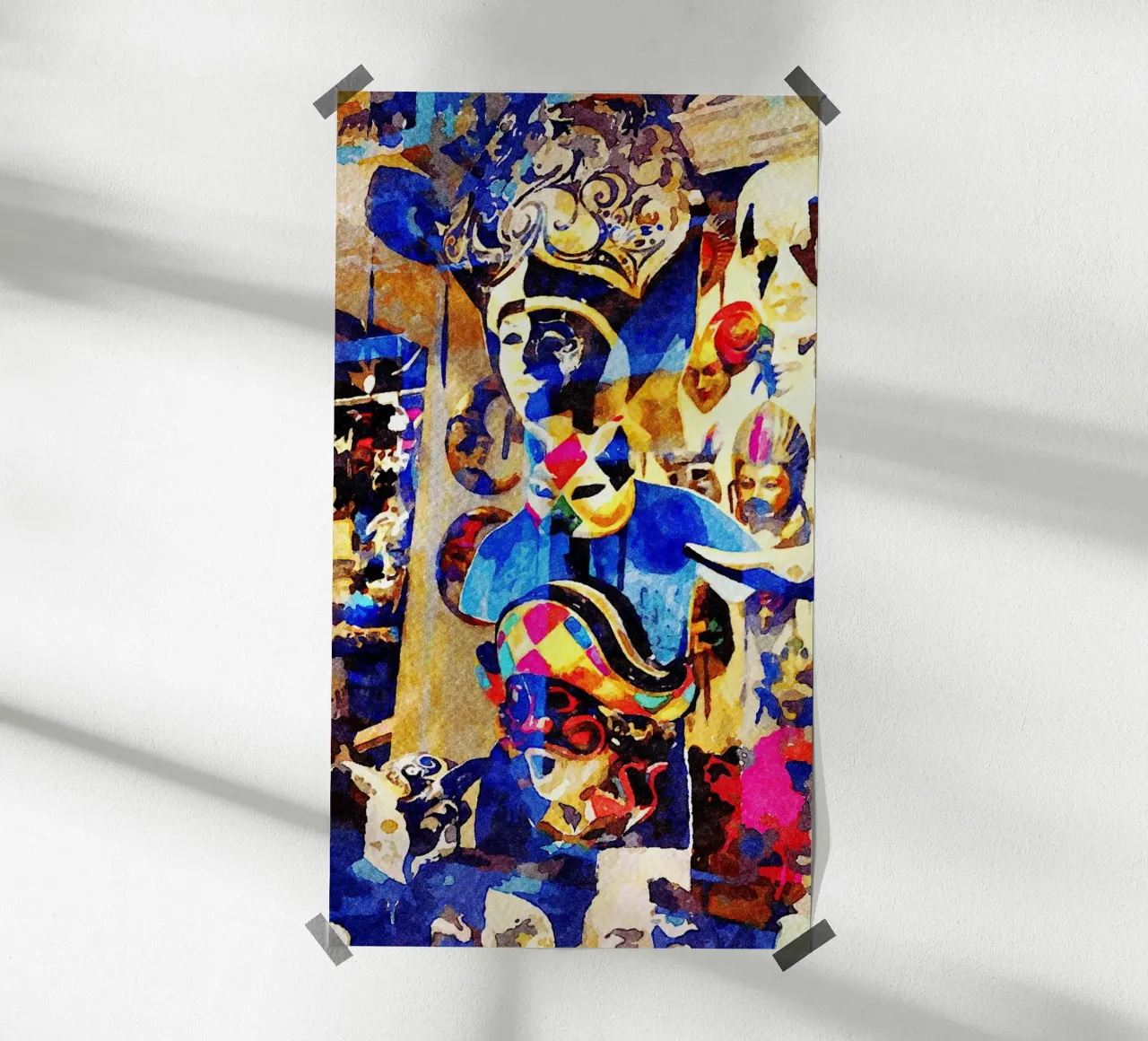 Maschere poster da Massimo Frascogna