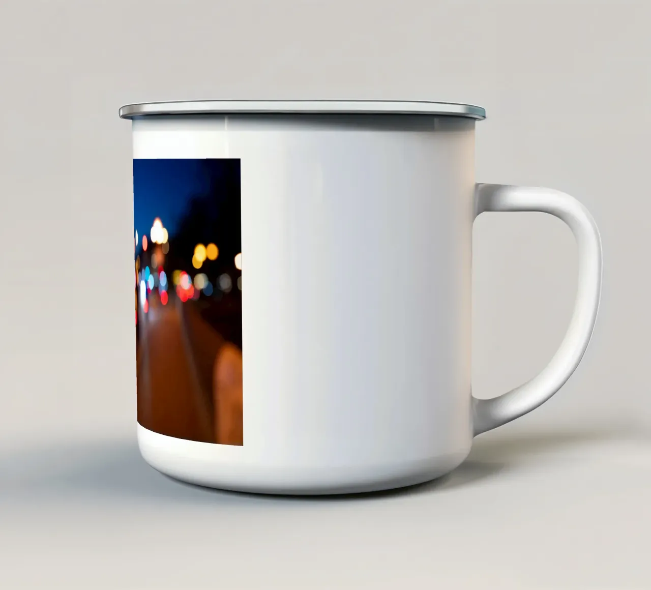 Lichter der Stadt tazza in smalto da Flo Klein
