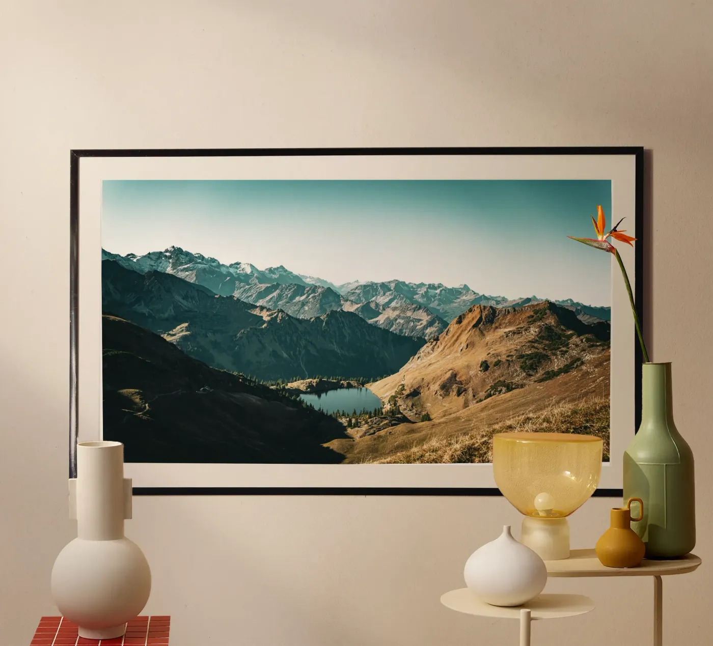 Bergsee poster by Flo Klein Gallery