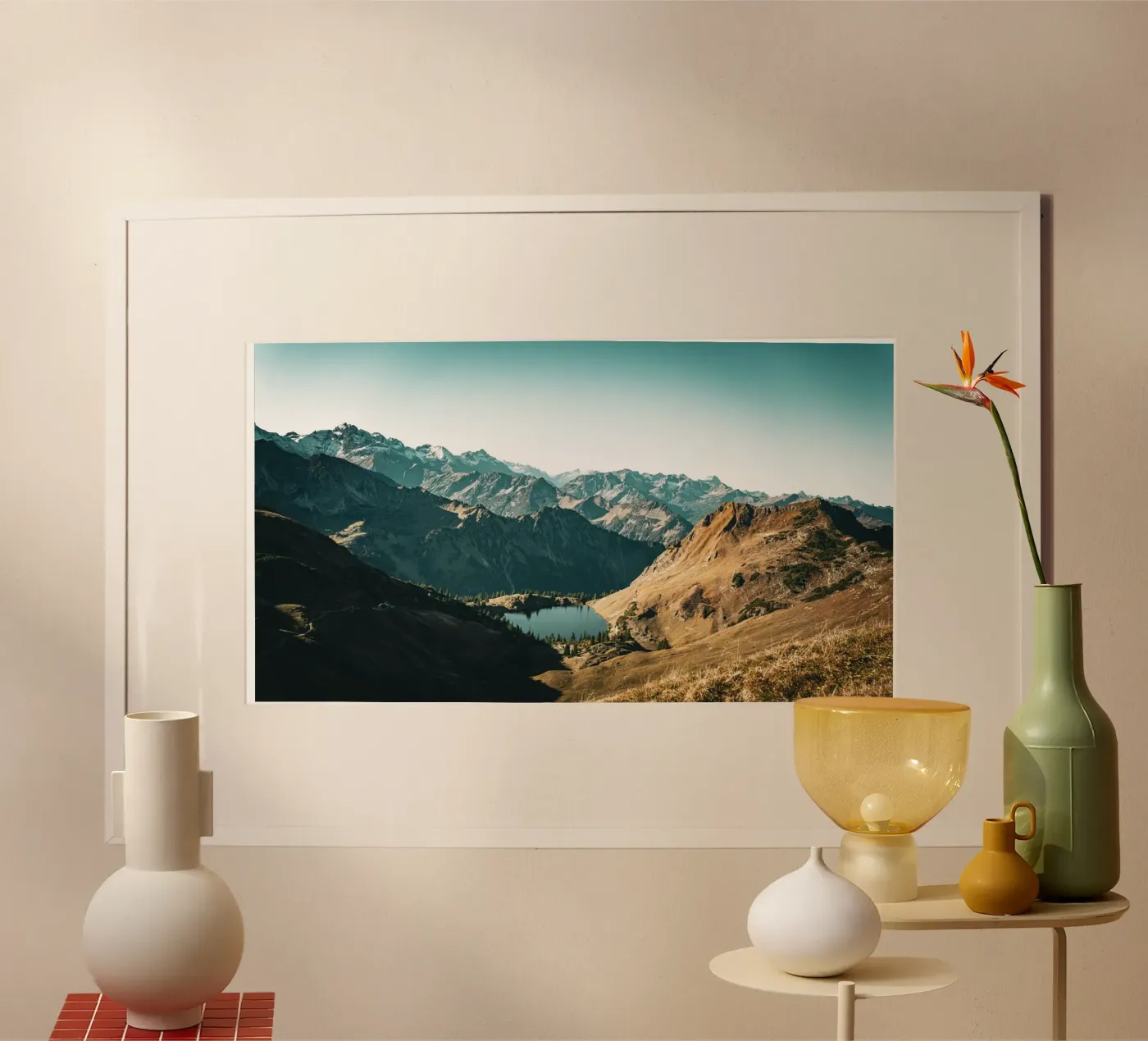 Bergsee poster by Flo Klein Gallery