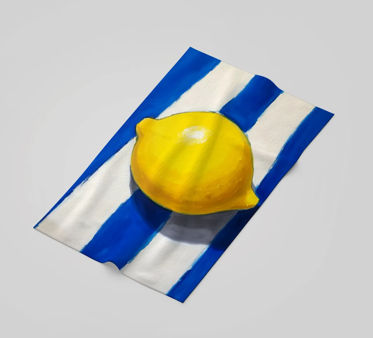 Lemon & Stripes telo mare da Indigo Rain