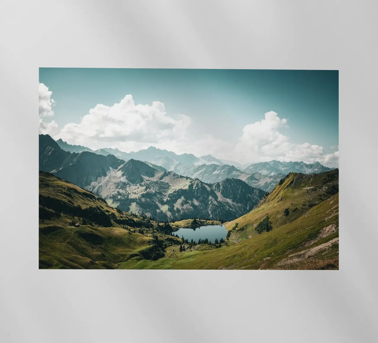Bergsee Allgäu pellicola backlit da Flo Klein