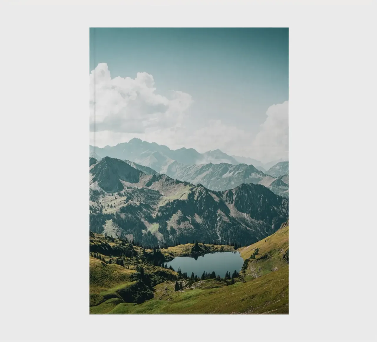 Bergsee Allgäu notebook by Flo Klein