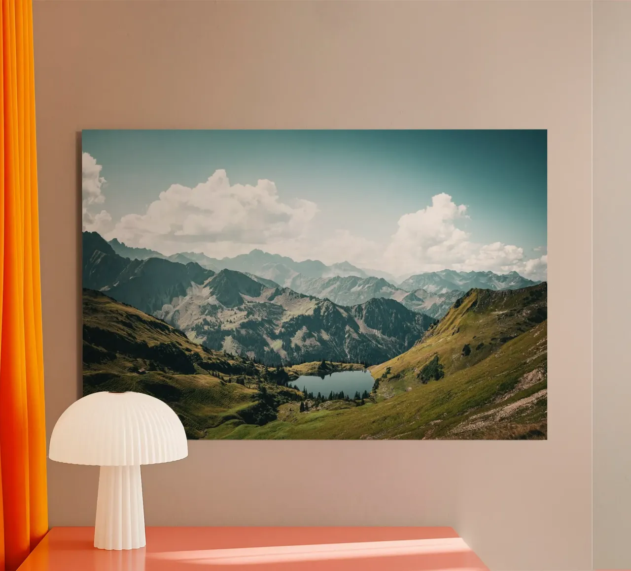 Bergsee Allgäu alu-dibond by Flo Klein