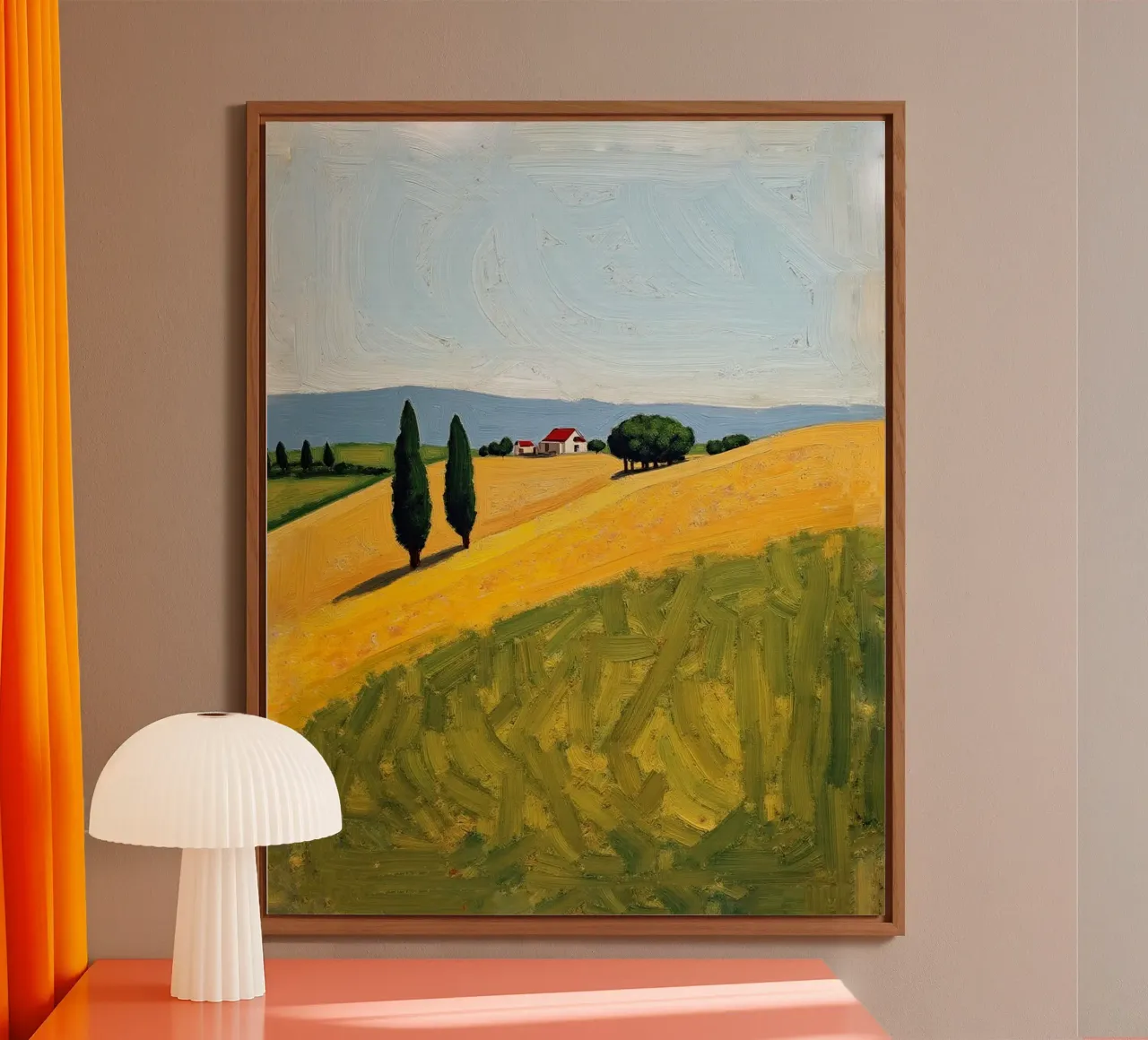 Timeless Tuscany alu-dibond by Indigo Rain