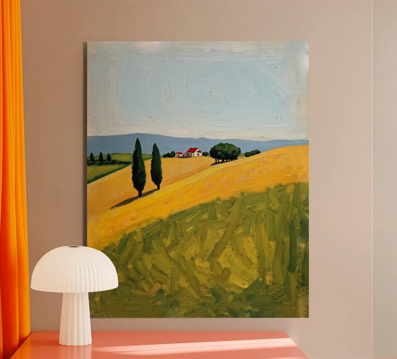 Timeless Tuscany alu-dibond by Indigo Rain