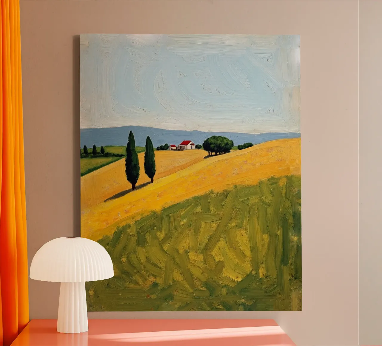 Timeless Tuscany tela con Cornice a cassetta da Indigo Rain