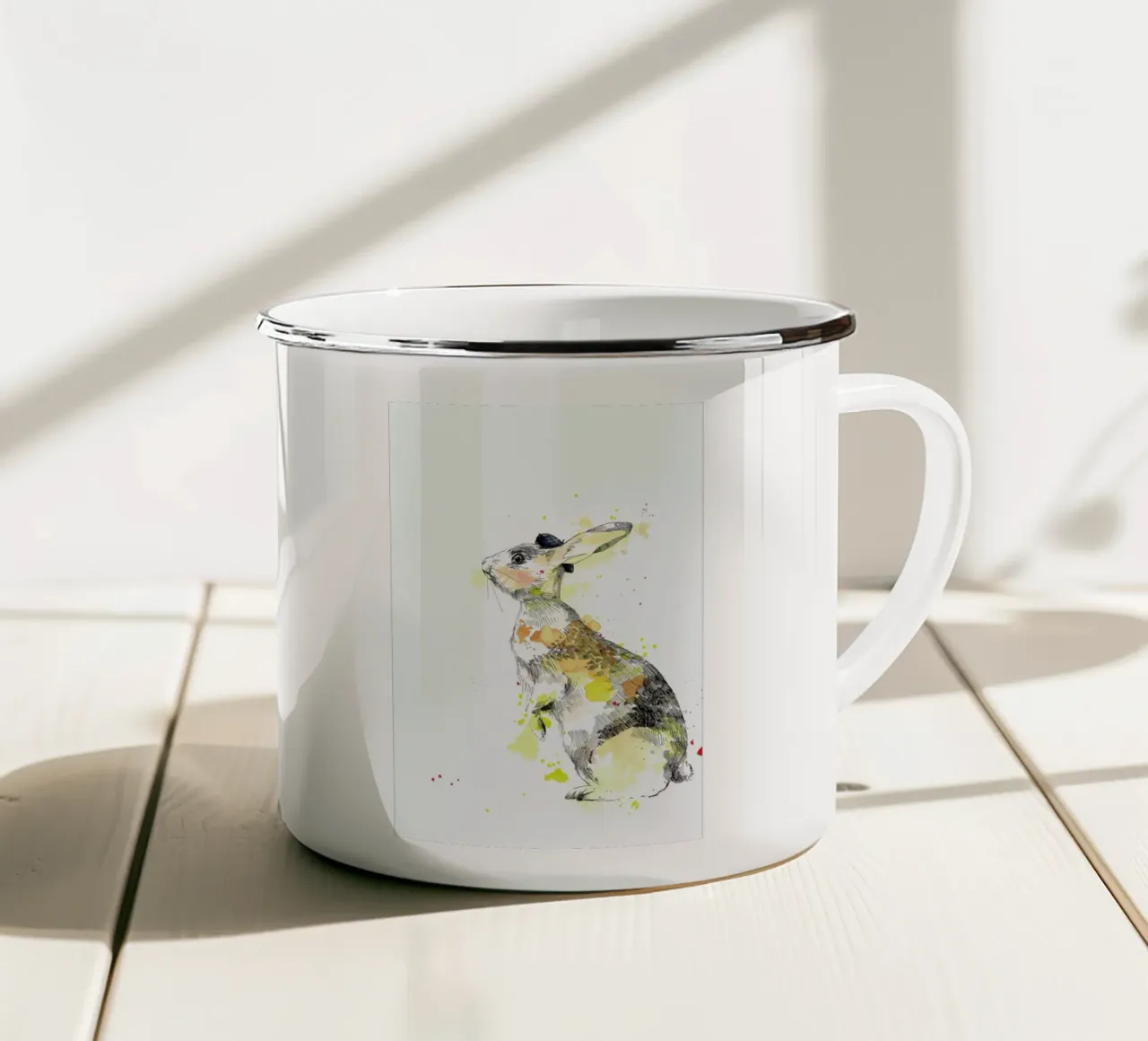 Häschen tazza in smalto da WALLstories