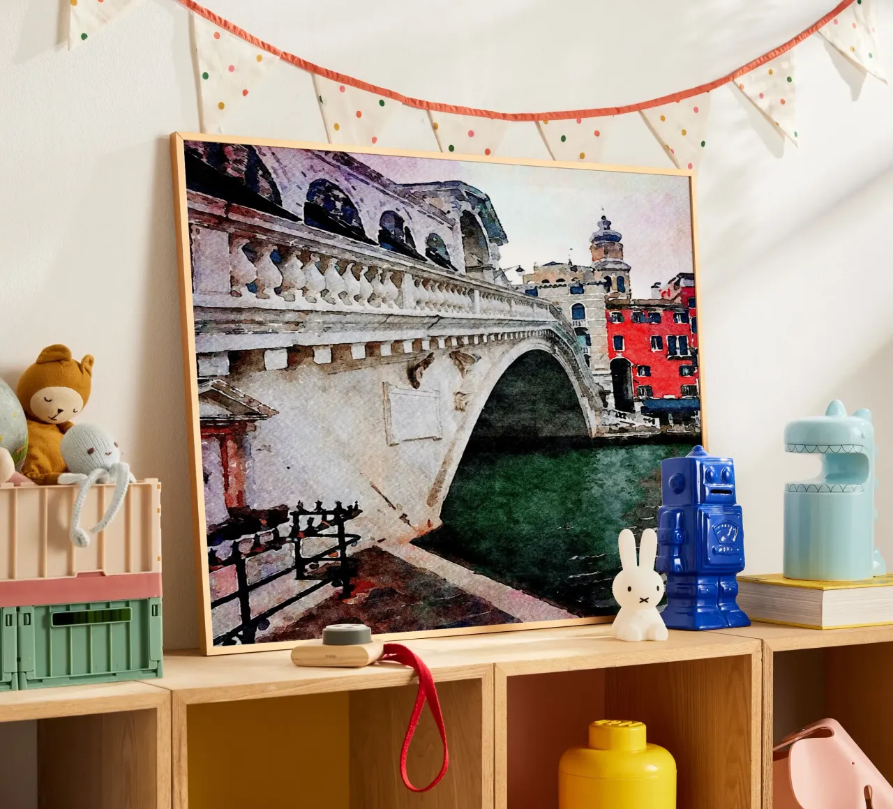 Rialto poster con telaio in plastica da Massimo Frascogna