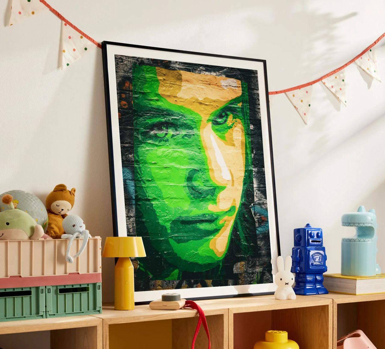 Green Girl poster by Flo Klein