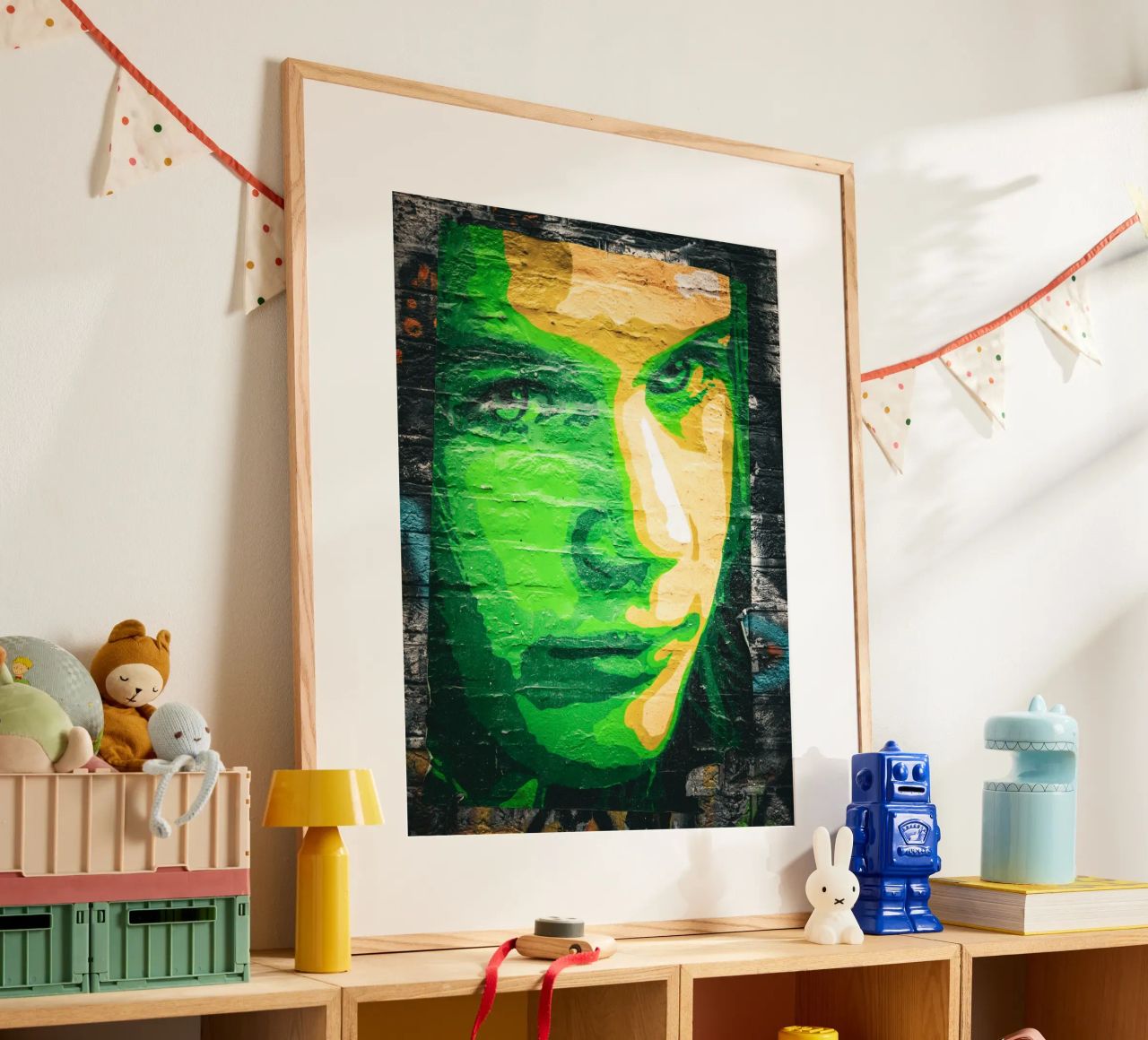 Green Girl poster by Flo Klein