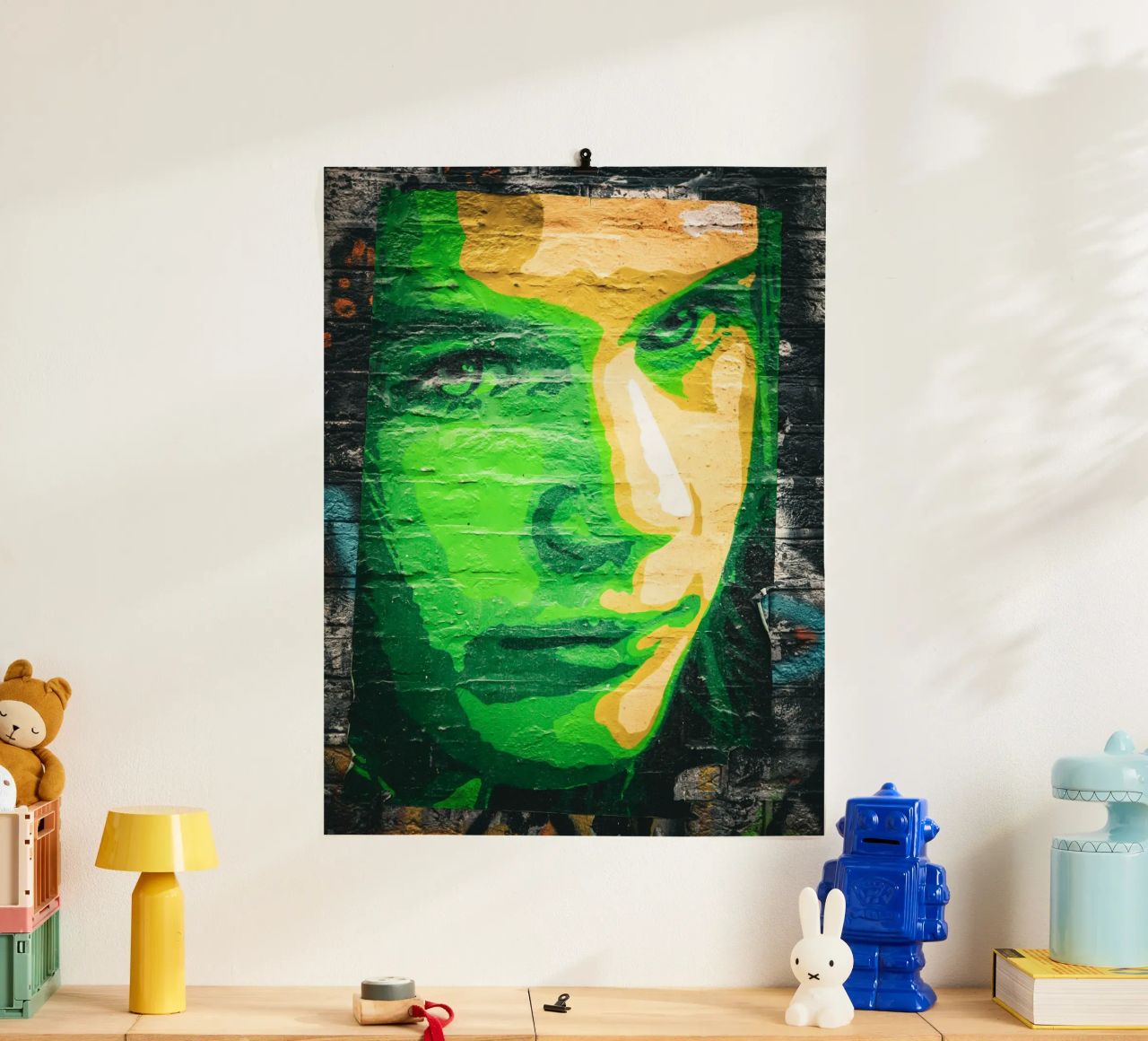 Green Girl poster by Flo Klein