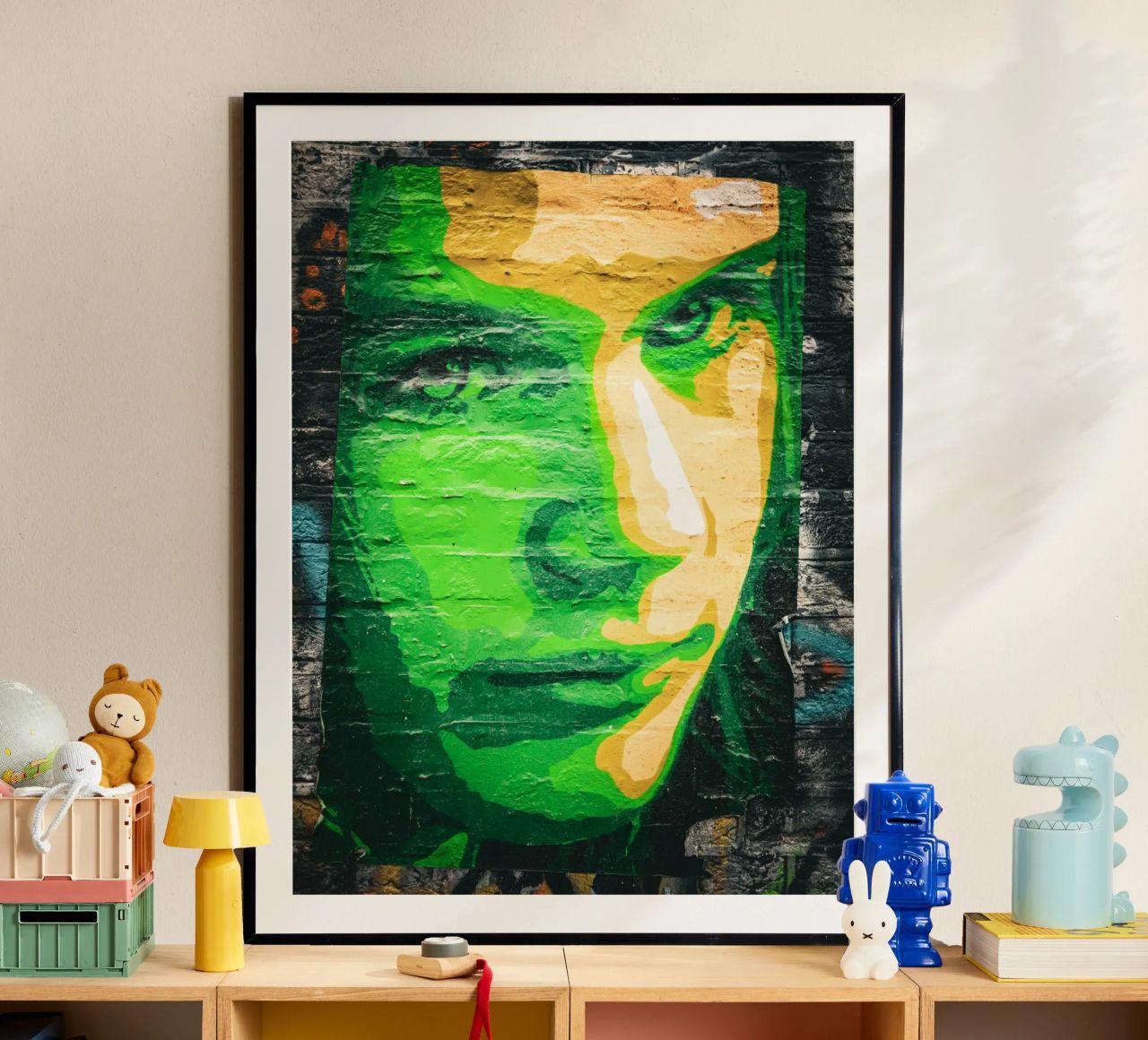 Green Girl poster by Flo Klein