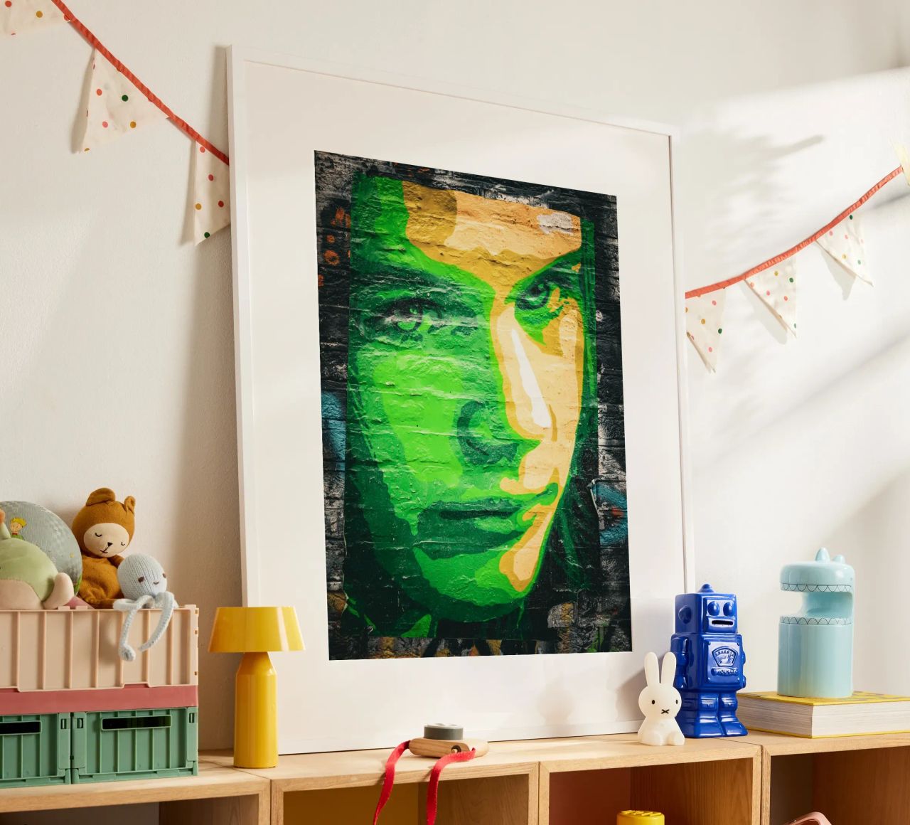 Green Girl poster by Flo Klein