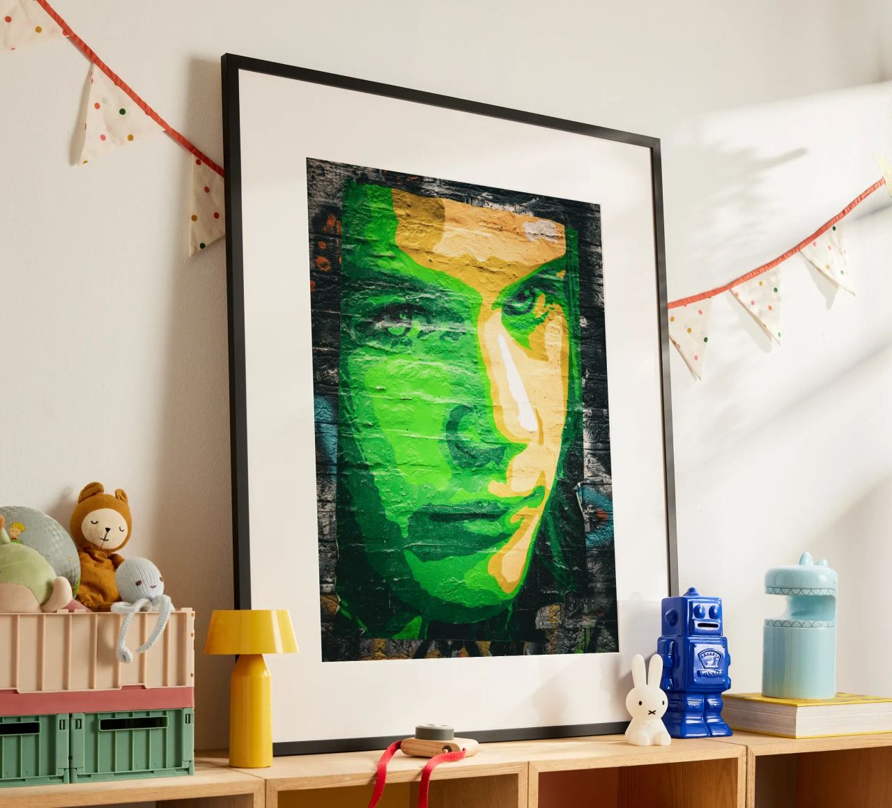 Green Girl poster by Flo Klein