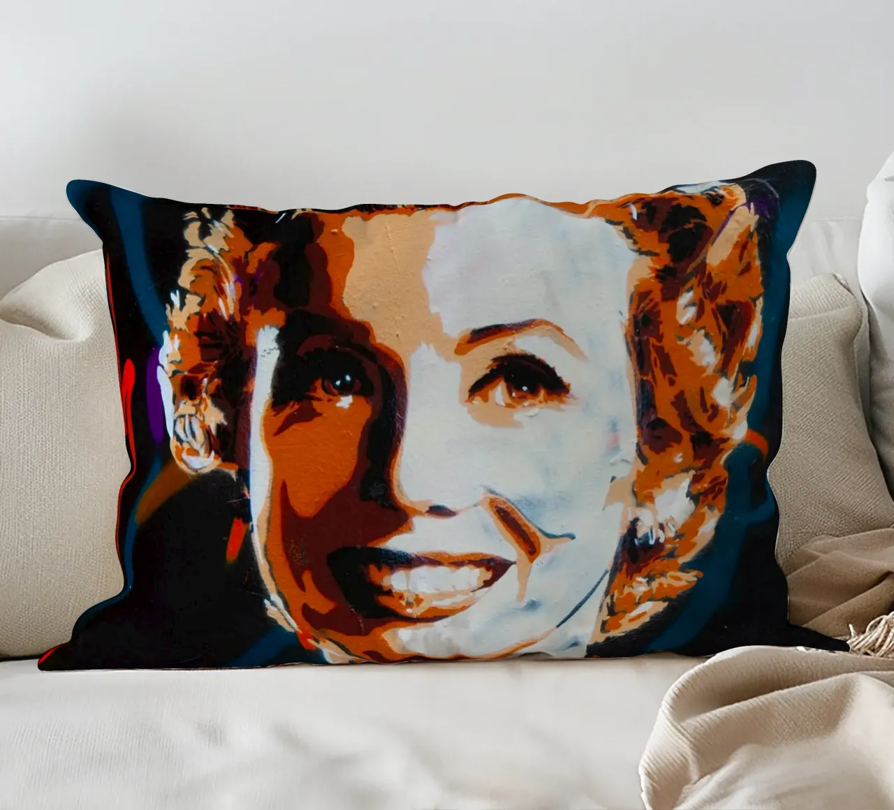 Marilyn cuscino da Flo Klein