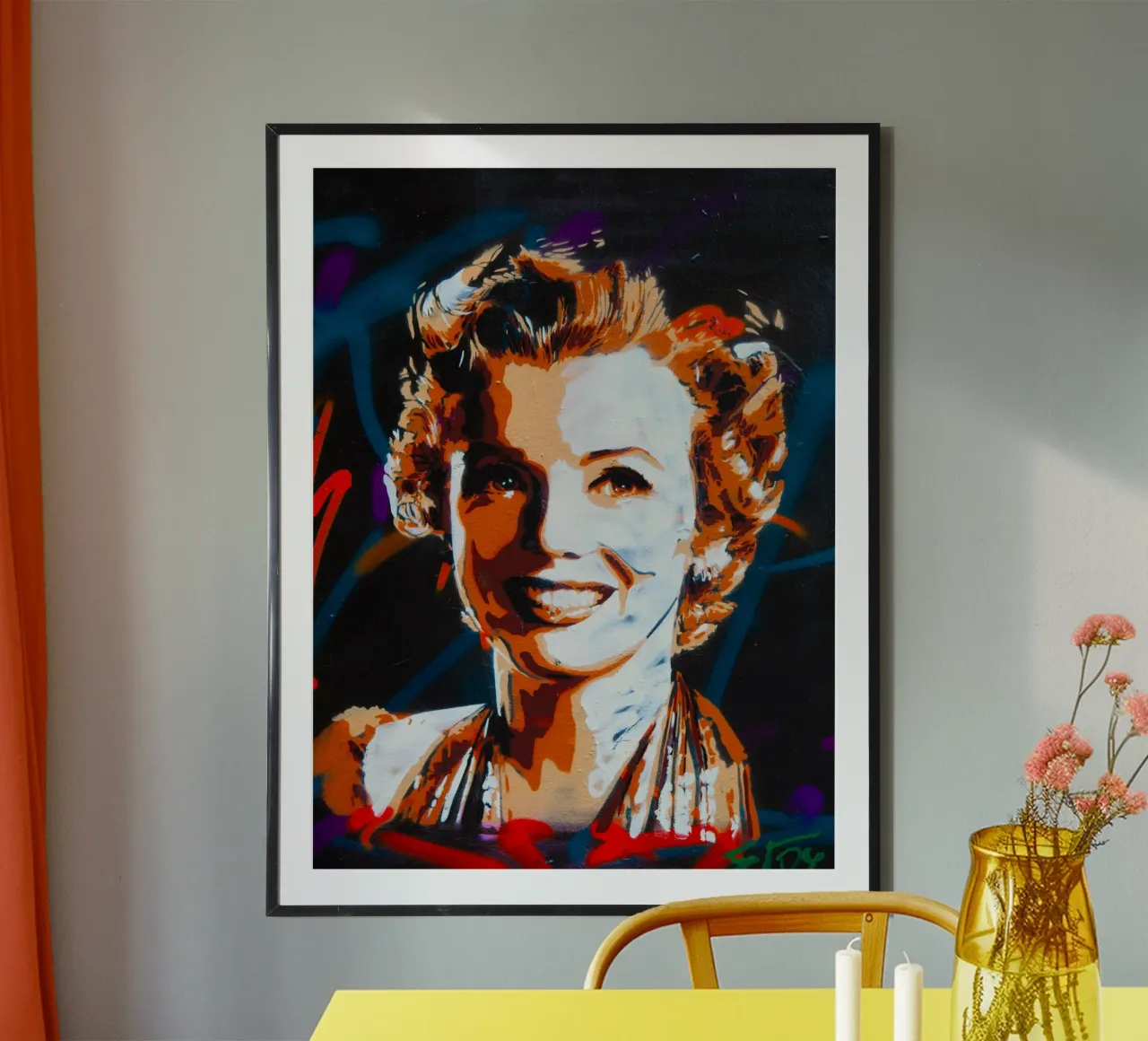 Marilyn poster by Flo Klein
