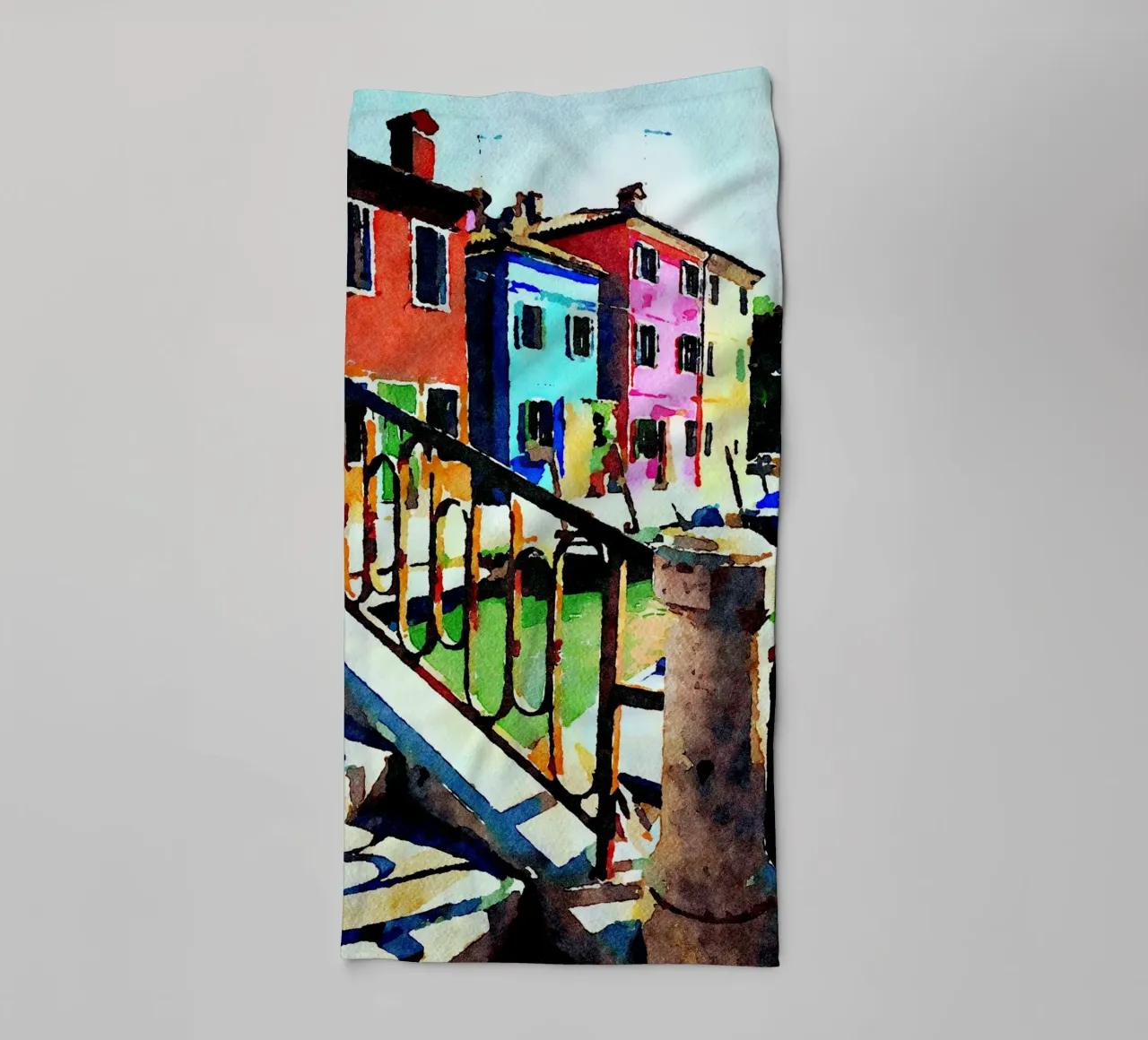 Burano asciugamano da bagno da Massimo Frascogna