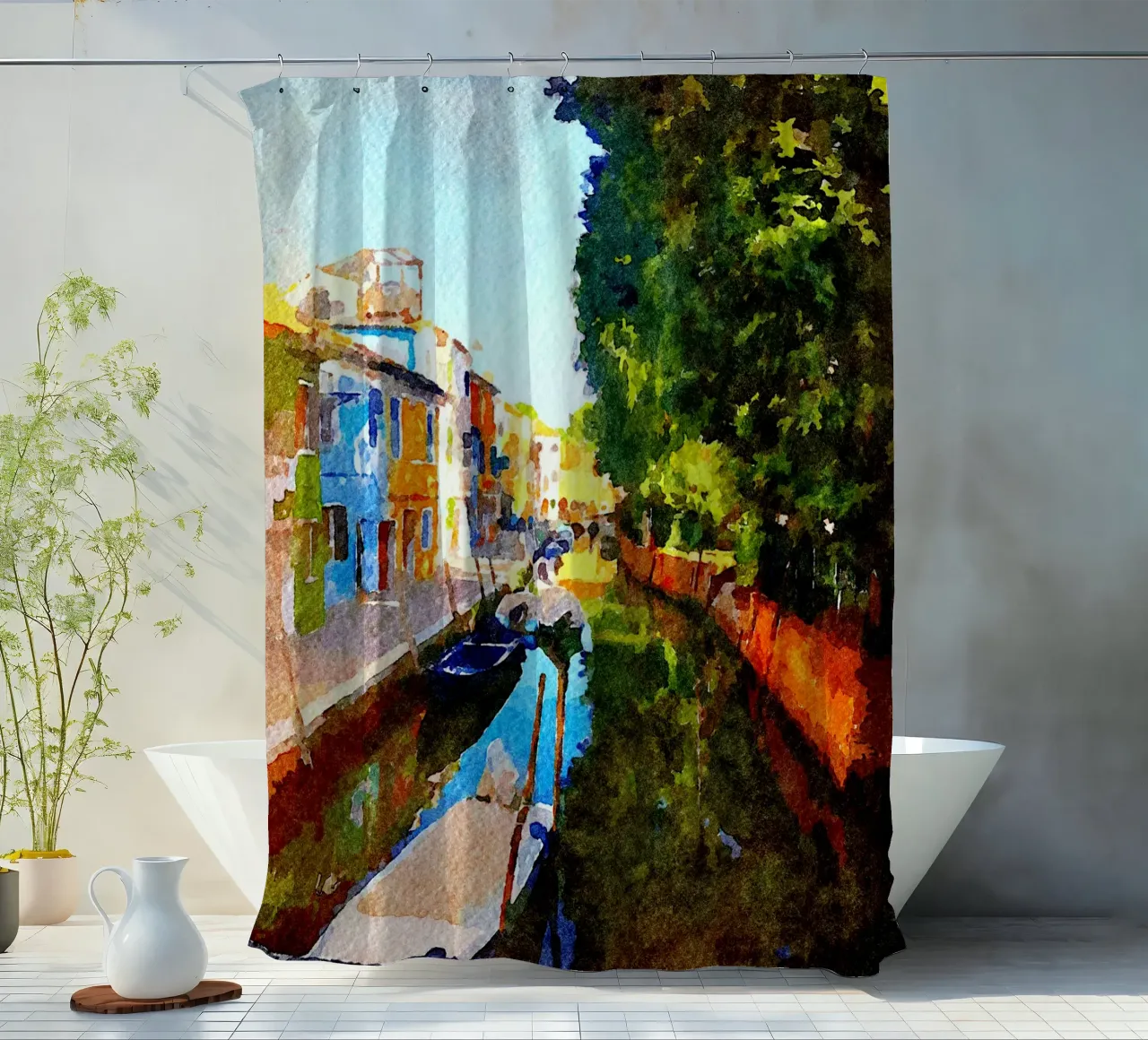 Murano Duschvorhang von Massimo Frascogna