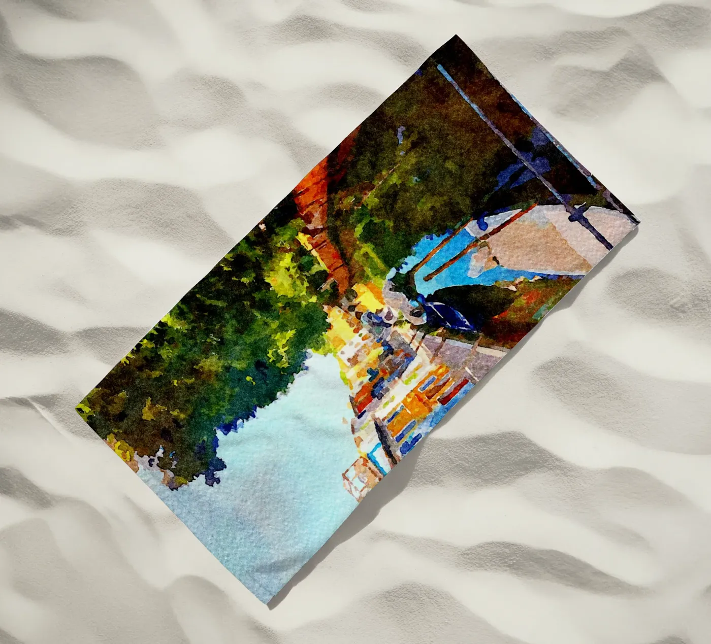 Murano strandhanddoek van Massimo Frascogna
