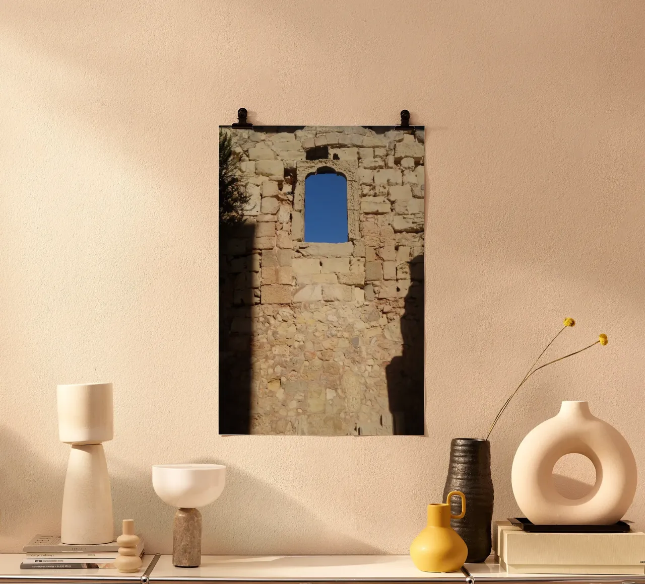 The window poster by Massimo Frascogna