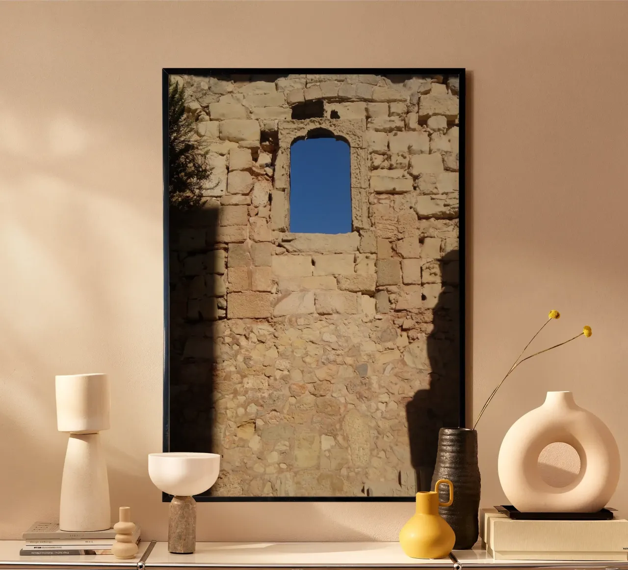 The window poster by Massimo Frascogna