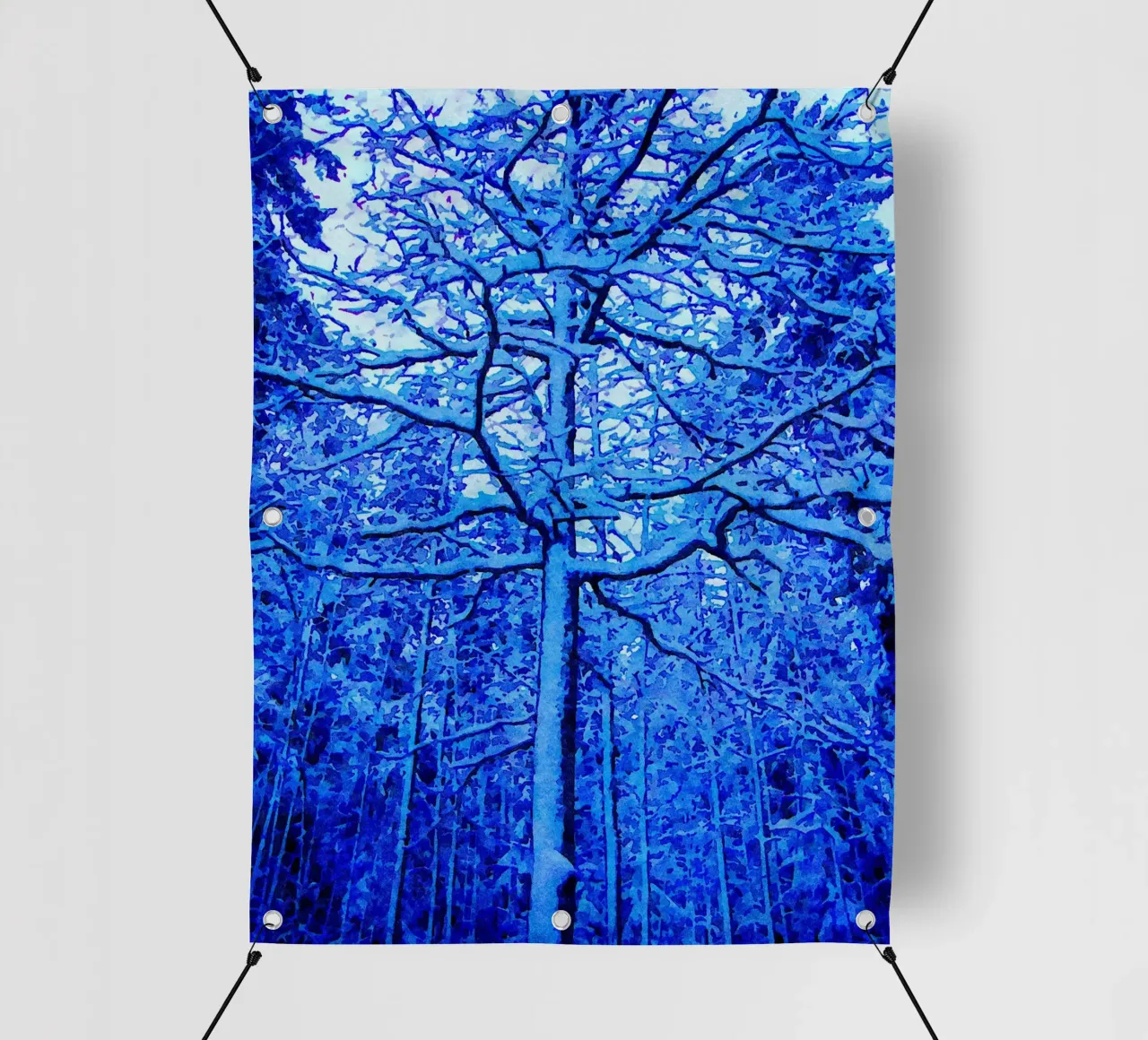 Albero invernale telo in pvc da Massimo Frascogna