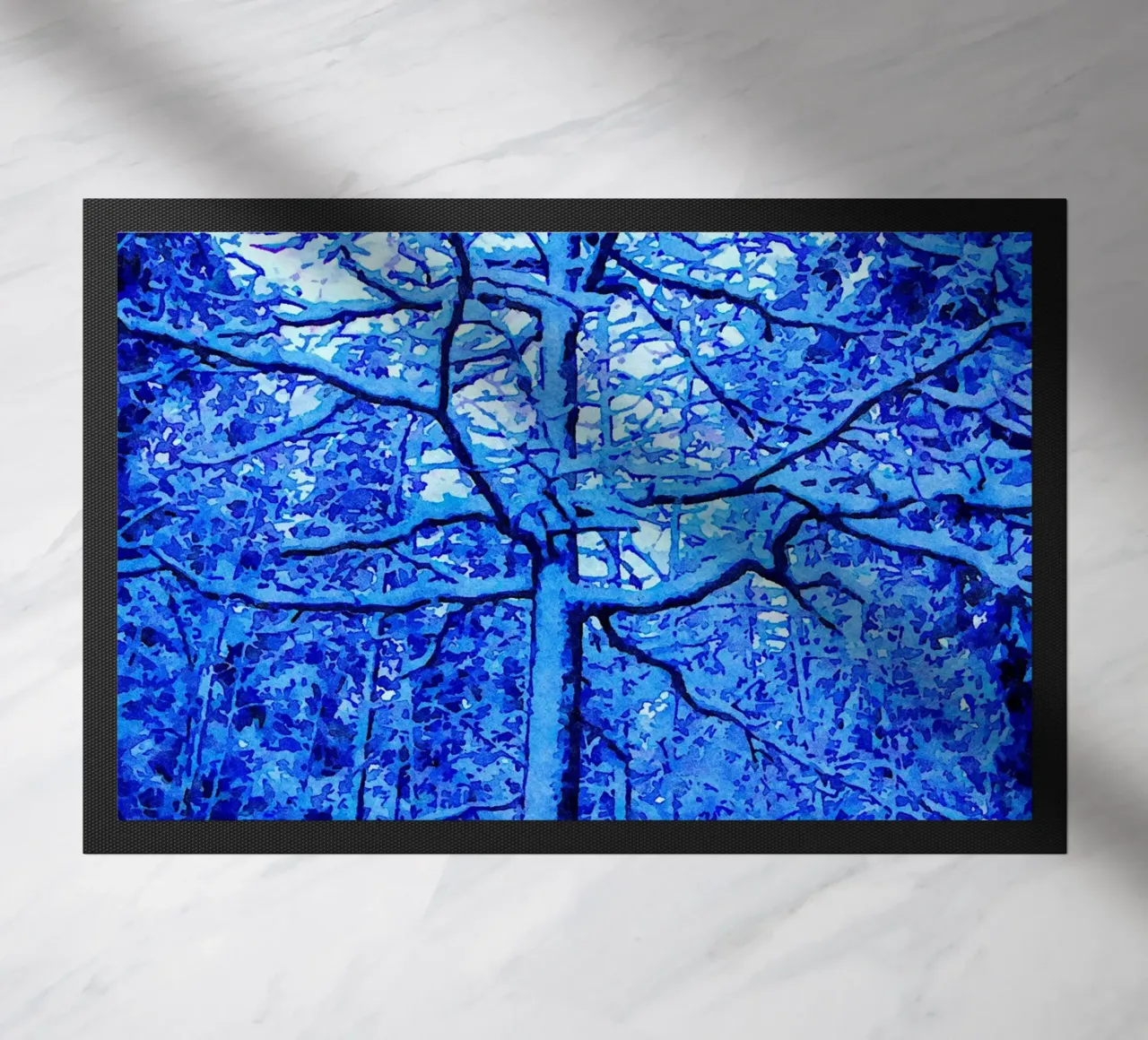 Winter tree doormat by Massimo Frascogna