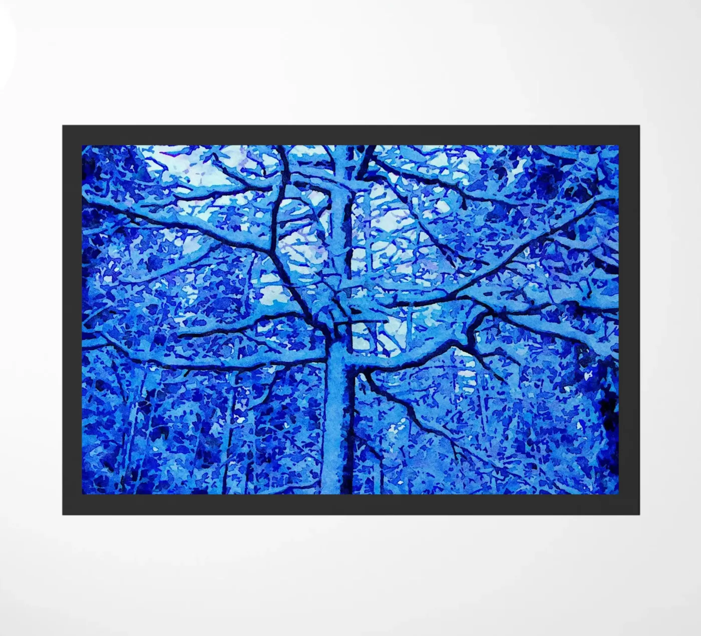 Winter tree deurmat van Massimo Frascogna