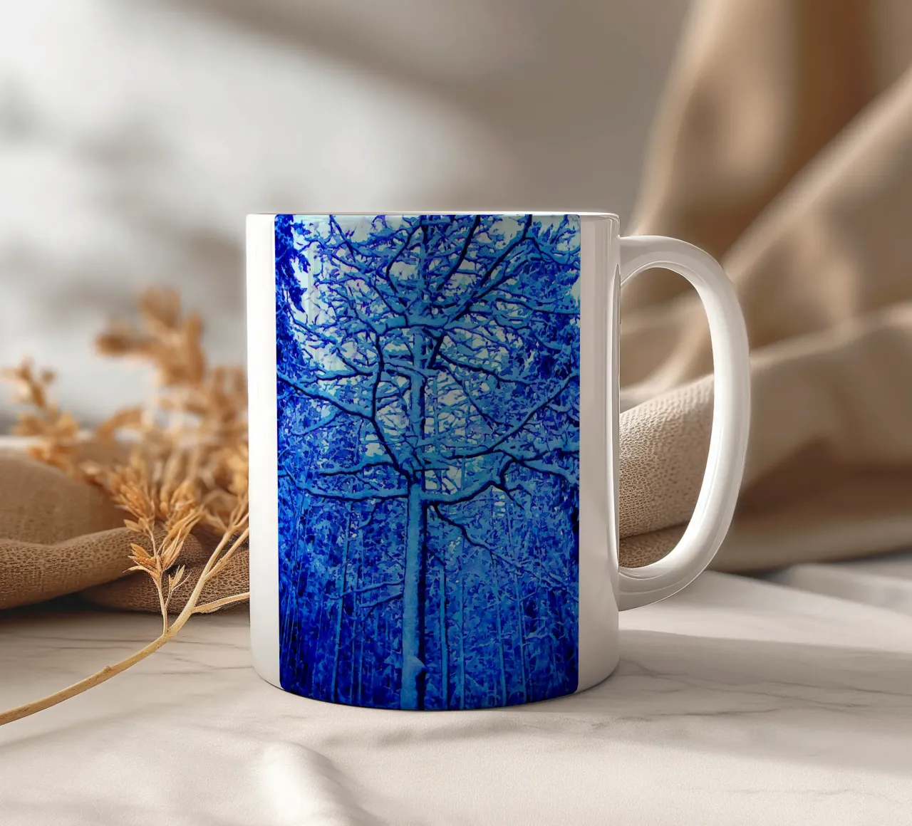 Albero invernale tazza in ceramica da Massimo Frascogna
