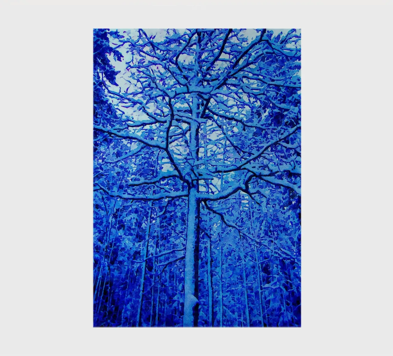 Winter tree notebook by Massimo Frascogna