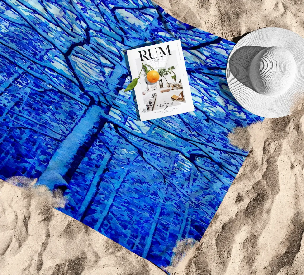 Albero invernale telo mare da Massimo Frascogna