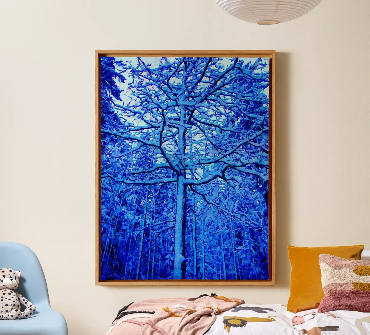 Albero invernale tela da Massimo Frascogna