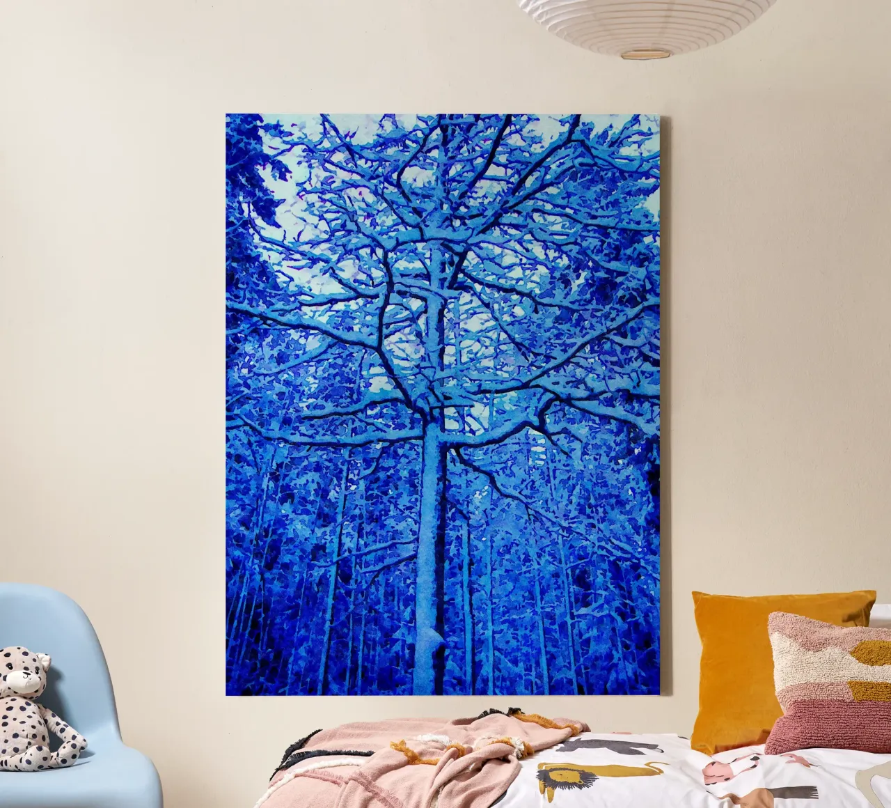 Albero invernale tela da Massimo Frascogna