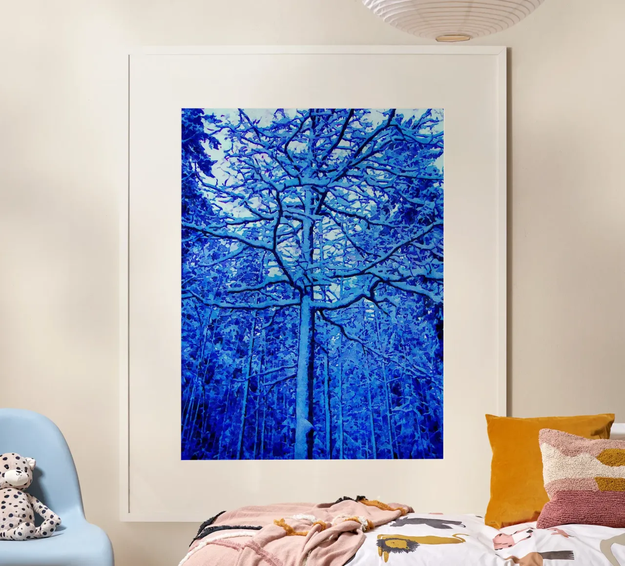Albero invernale carta hahnemühle da Massimo Frascogna