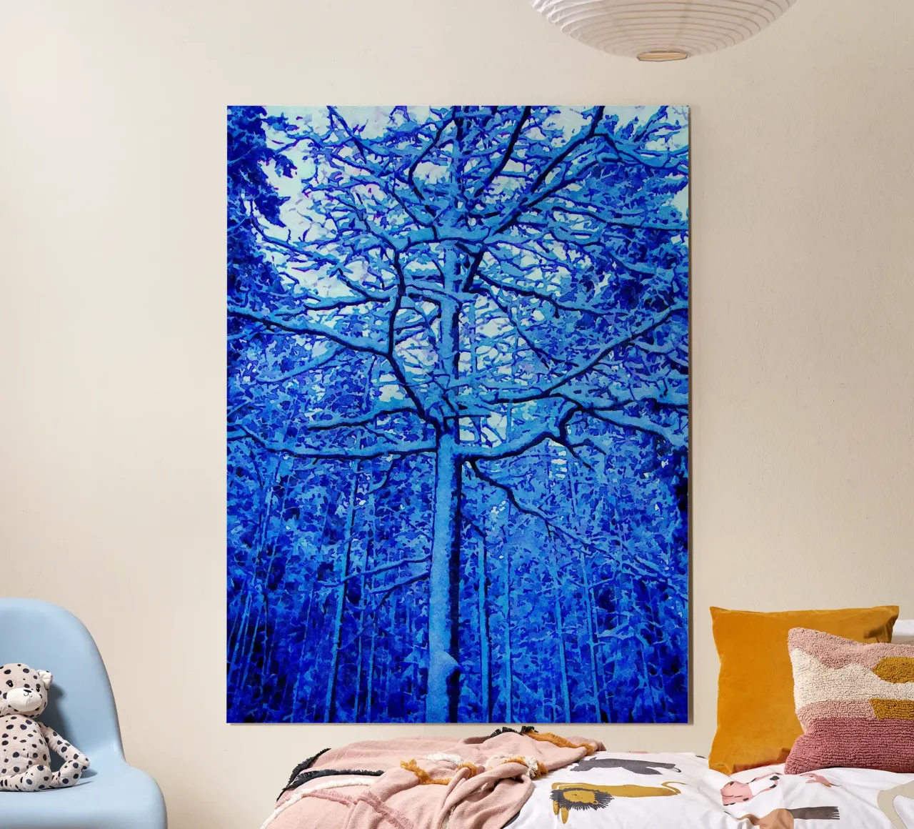 Albero invernale carta hahnemühle da Massimo Frascogna