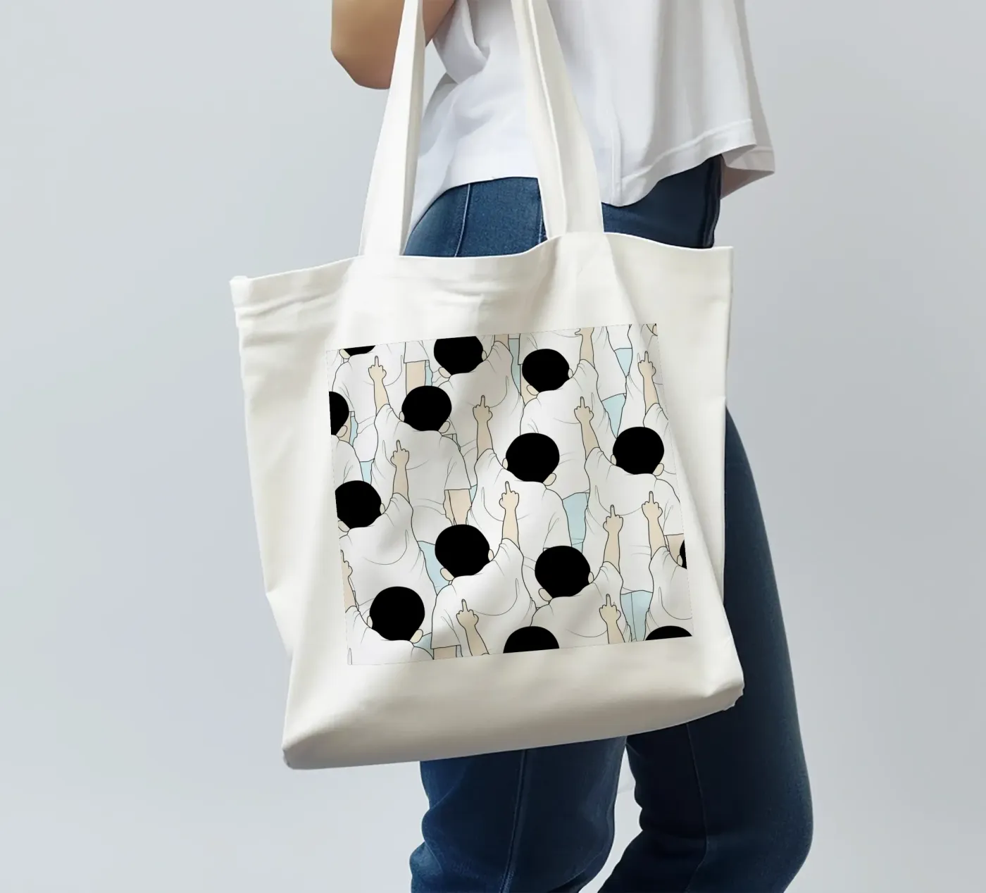 Protest tote bag by Ruei